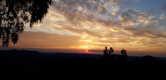 Wanderung Sonnenuntergang an der Hirtzeck-Aussicht, 
05. September 2021